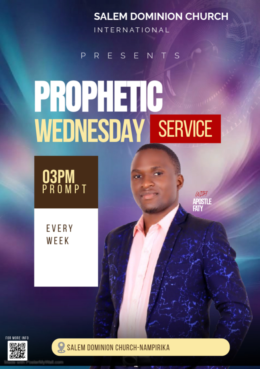 WEDNESDAY PROPHETIC SERVICE